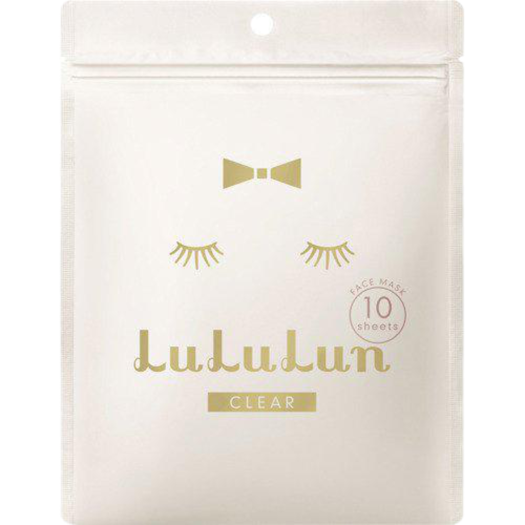 「 LuLuLun 」 - Face Mask 10 pcs in Clear