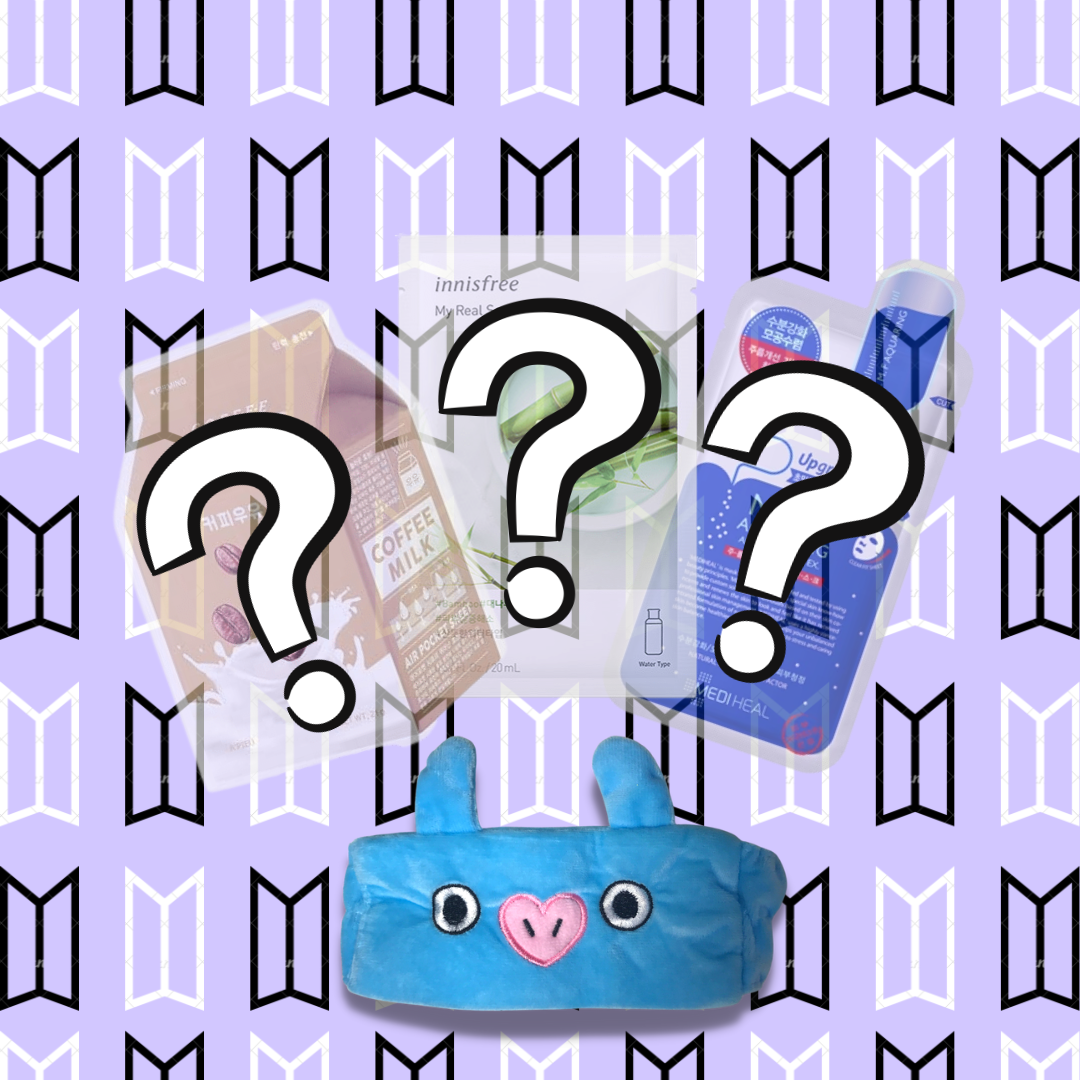 BTS BT21 [방탄소년단] Sheet Mask & Headband Set