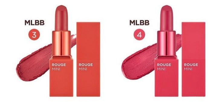 「THEFACESHOP」 Rouge Mini Lipstick Kit - 01 All About MLBB