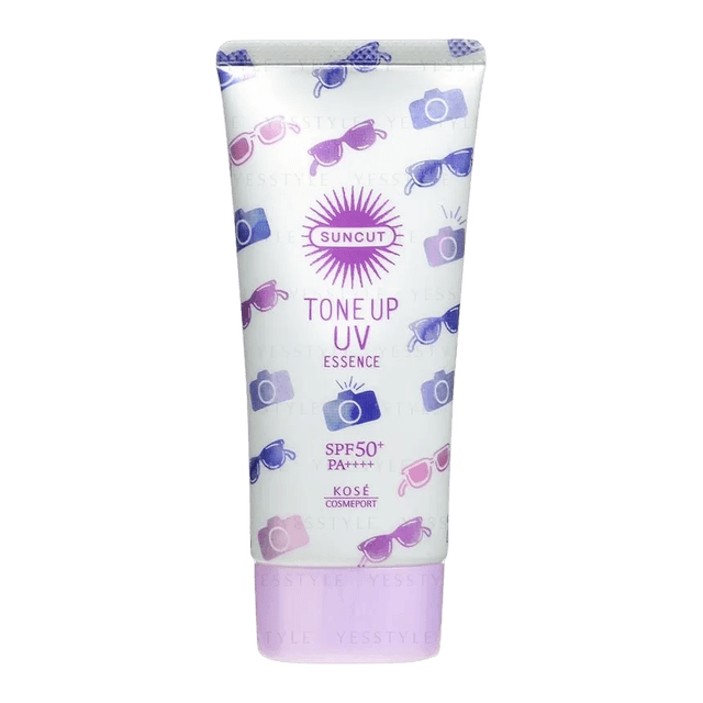 「KOSE」Suncut Tone Up UV Lavender Essence Sunblock SPF 50+ PA++++